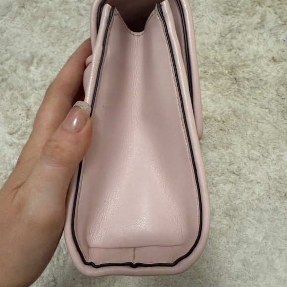 NWT Michael Kors Serena Blush Quilted Shoulder Bag - Picture 4 of 14